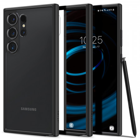 Husa SPIGEN Ultra Hybrid ACS07295 pentru Samsung Galaxy S24 Ultra - Matte Black