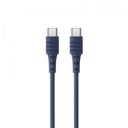 REMAX Cablu Zeron RC-068 - Tip C to Tip C - 65W 1 metru Albastru