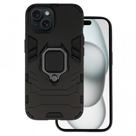 Ring Armor Carcasa pentru Iphone 15 Negru