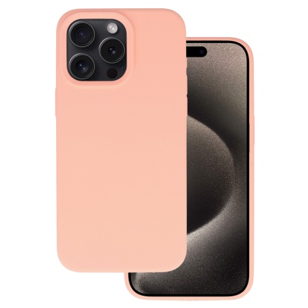 Silicone Lite Case for Iphone 16 Pro Max peach