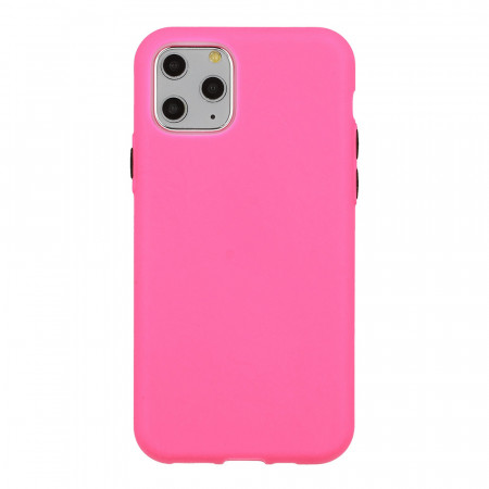 Solid Silicone Husa pentru Samsung Galaxy A02 pink