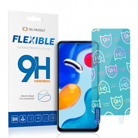 Tel Protect Best Flexible Hybrid Tempered Glass for XIAOMI REDMI NOTE 11/NOTE 11S