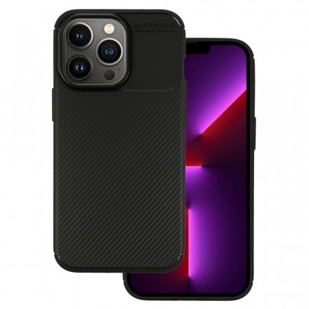 Vennus Carbon Elite pentru Iphone 13 Pro Max Negru