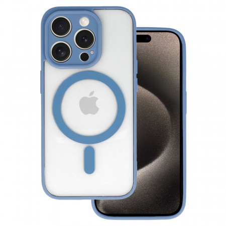 Acrylic Color Magsafe Case for Iphone 11 light blue