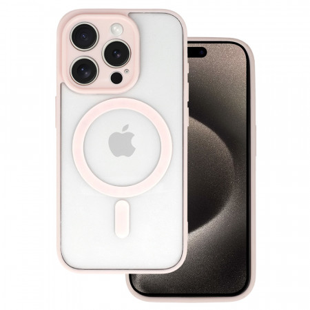 Acrylic Color Magsafe Case for Iphone 13 Pro light pink