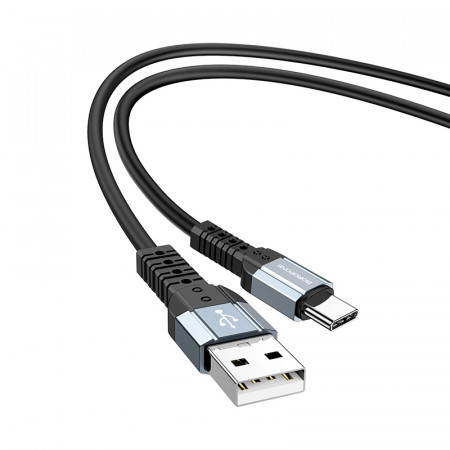 Borofone Cablu BX64 Special Silicone - USB to Type C - 3A 1 metre black