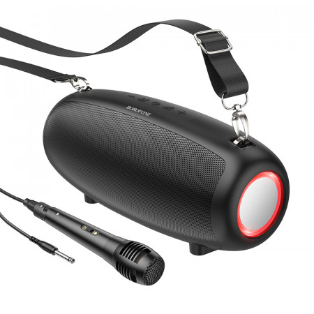 Borofone Portable Bluetooth Speaker BP13 Dazzling with microphone black