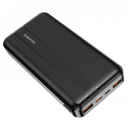 Borofone Power Bank 20000mAh BJ9A Uranus - 2xUSB + Type C - PD QC 3.0 22,5W Negru