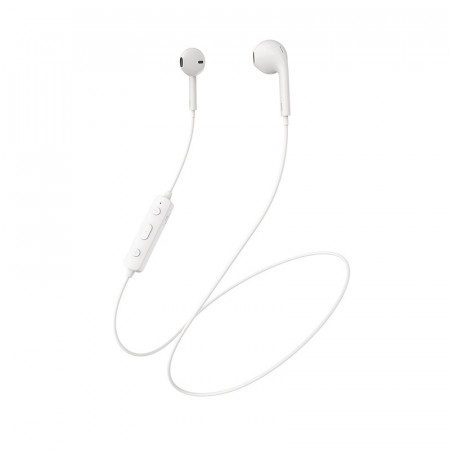 Borofone Sports earphones BE22 Free Run Albastrutooth white