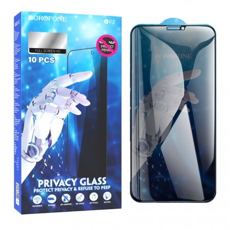 Borofone Sticla Tempered BF7 Diamond Armor Full Screen Anti-spy pentru Iphone XS Max/11 Pro Max - 10 pieces