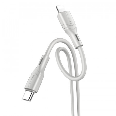 Cablu Borofone BX99 Method - Type C to Lightning - PD 27W 1 metre grey