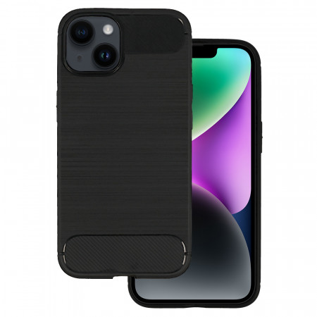 Carcasa Spate CARBON pentru IPHONE 14 Negru