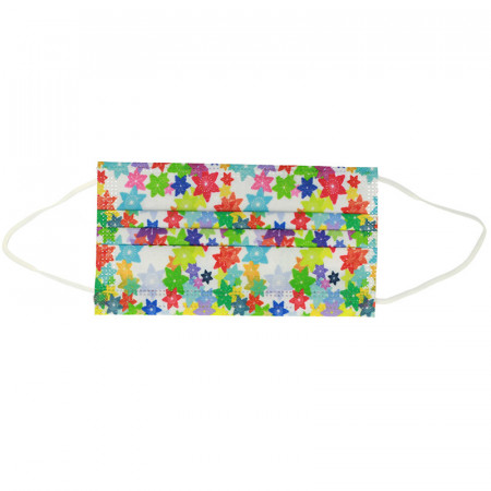 Disposable protective face mask 10 pieces - design 3