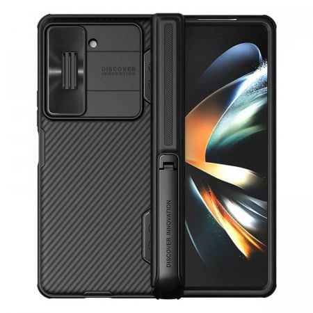 Husa NillkinCamShield Fold Carcasa pentru Samsung Galaxy Z Fold 5 5G Negru (bracket)