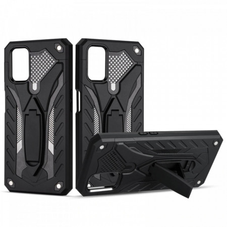 Husa Samsung Galaxy S20 - Military Defender Antisoc cu Suport Wide - Negru