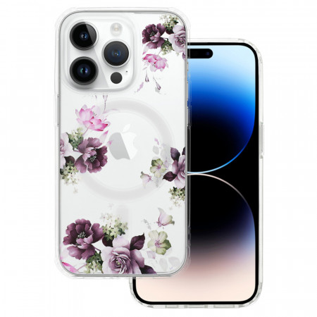 Husa Tel Protect Flower Magsafe pentru Iphone 13 design 7