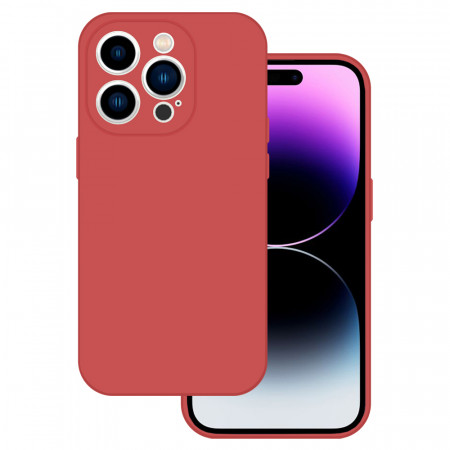 Husa Tel Protect Silicone Premium pentru Iphone 15 Pro Max coral