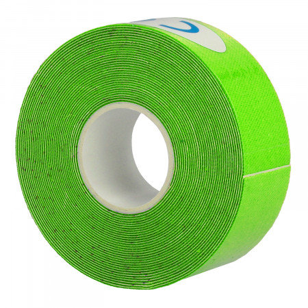 Kinesiology tape, 2,5 cm x 5 m green