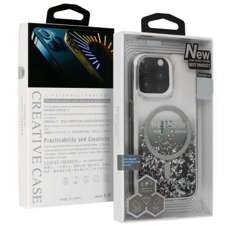 Liavec Moonlight Series Case for Samsung Galaxy S24 Plus black