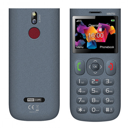 Mobile Phone GSM MAXCOM MM 751 3G Negru