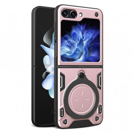 Ring Armor Carcasa pentru Samsung Galaxy Z Flip 5 Roz