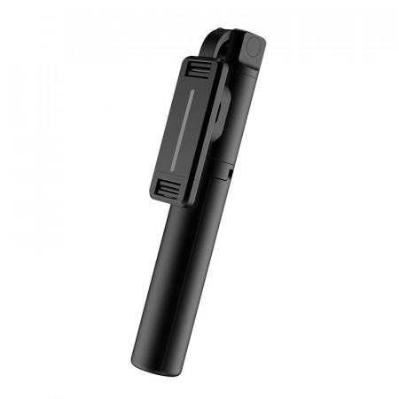 Selfie Stick MINI - with detachable Albastrutooth remote control and tripod - P30 Negru