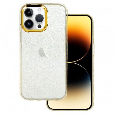 Tel Protect Auriu Glitter Carcasa pentru Iphone 14 Pro Max Auriu
