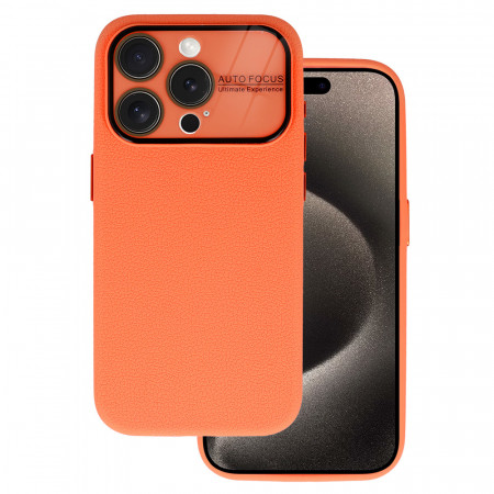 Tel Protect Lichi Soft Case for Iphone 15 Pro Max orange