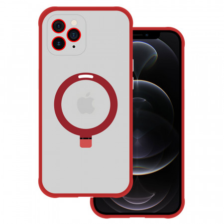 Tel Protect Magical Magsafe Stand Carcasa pentru Iphone 11 Pro Max Rosu