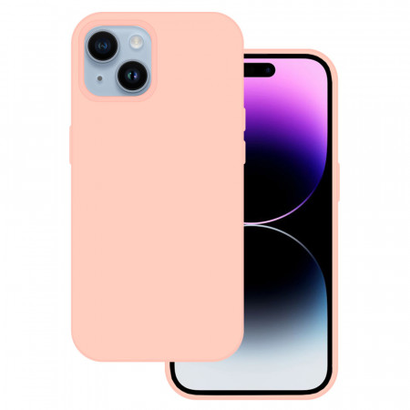 Tel Protect Silicone Premium pentru Iphone 15 light Roz