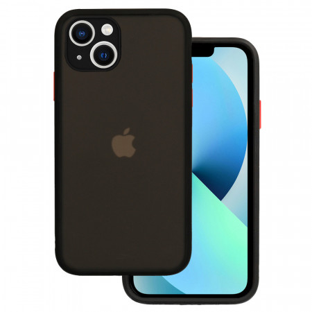 Vennus Color Button Bumper pentru Samsung Galaxy S22 Plus Negru