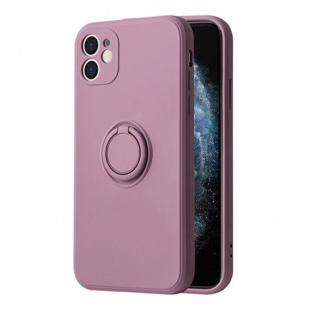 Vennus Silicone Ring for Iphone 14 Pro Purple