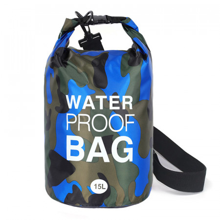 Waterproof Dry Bag Type 1 5L Albastru camouflage