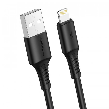 Cablu Borofone BX47 Coolway - USB to Lightning - 2,4A 1 metre Negru