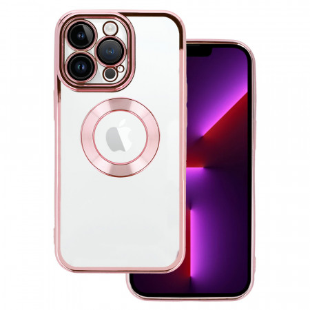 Carcasa Beauty Clear pentru Iphone 15 Roz