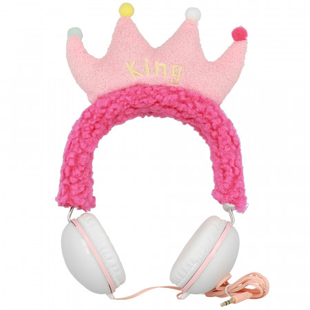GJBY headphones - Plush KING Pink