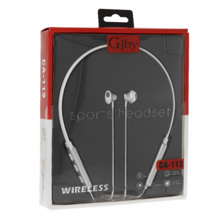 GJBY headphones - SPORTS AlbastruTOOTH CA-113 White