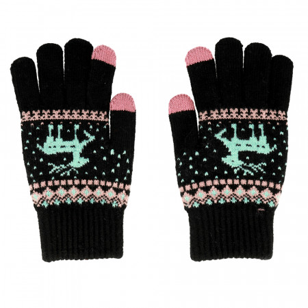 Gloves for touch screens REINDEER BLACK
