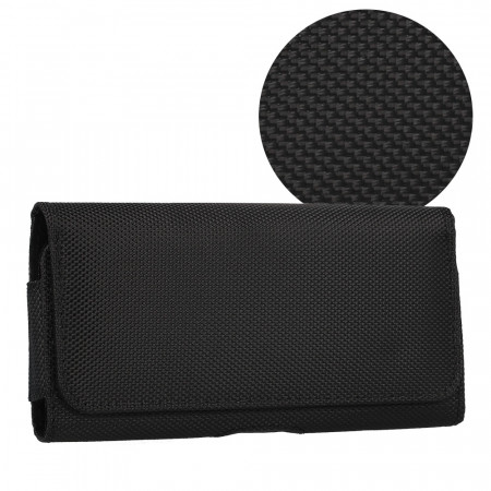 HIT Belt Holster (SIZE XL) for Iphone 15 Pro Max/Samsung A54 5G/A52/S24 Plus/S20 FE design 2 black (167x83mm)