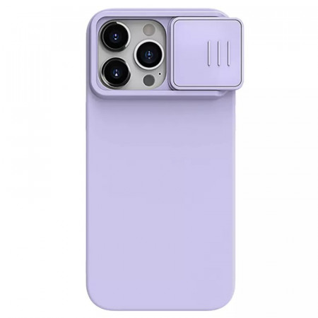 Husa Silicon NillkinCamShield Silky pentru Iphone 15 Pro purple