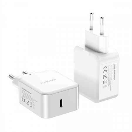Incarcator Priza Dux Ducis C100 - Type C - PD 30W 3A white