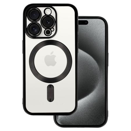 Metallic Magsafe Case for Iphone 13 Pro Black