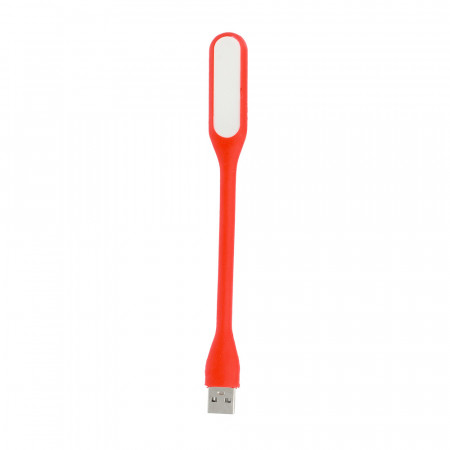 Mini LED Lamp Silicone USB Rosu