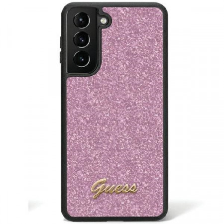 Original Husa GUESS - hardcase Glitter Script GUHCS24LHGGSHU pentru Samsung Galaxy S24 Ultra Purple