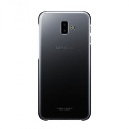 Original Husa pentru Samsung J6 Plus 2018 - Gradation Cover (ef-aj610cbe) Negru