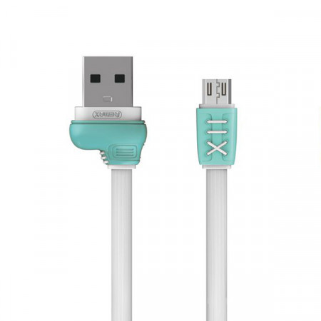 REMAX Cablu Running Shoe RC-112m - USB to Micro USB - 1 metru White