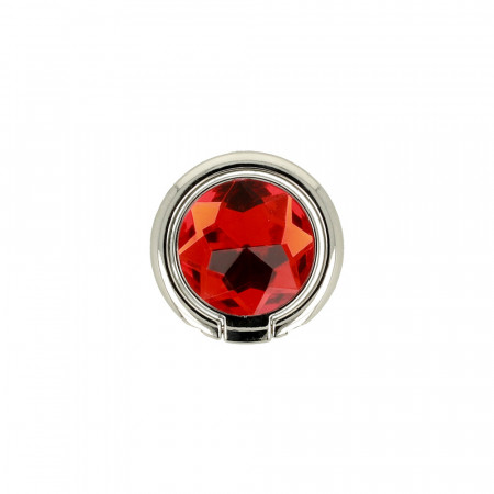 Ring CRYSTAL - Red-silver