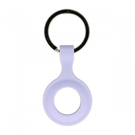 Silicone key ring pentru Airtag purple