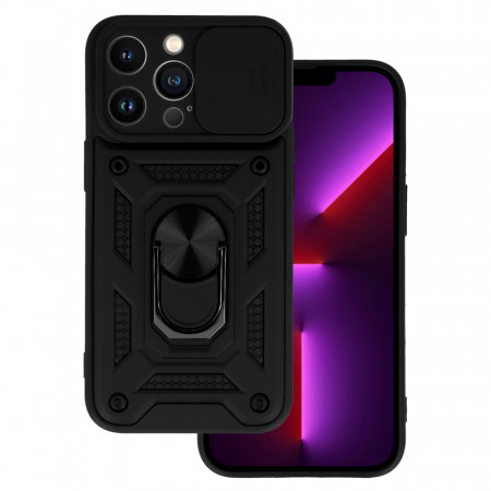 Slide Camera Armor Carcasa pentru Iphone 13 Pro Negru
