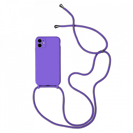STRAP Silicone Husa pentru Iphone 11 Pro Violet